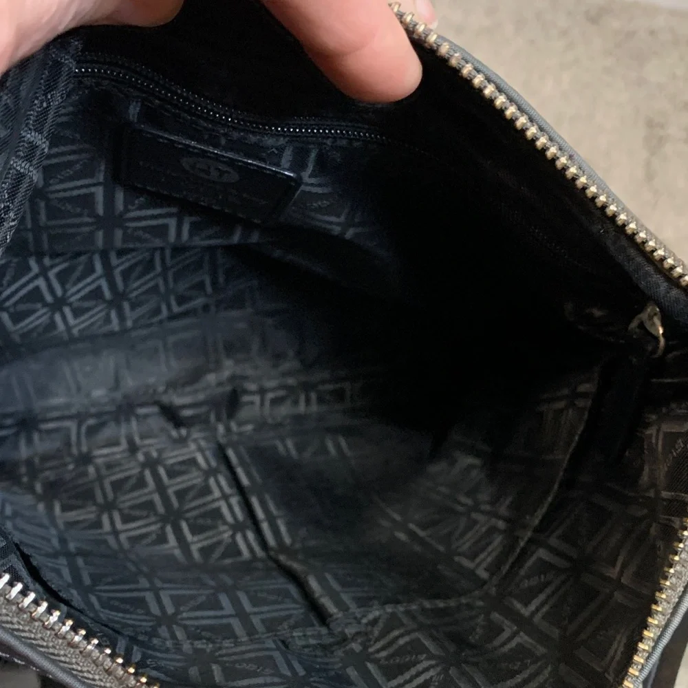 Lodis‎ Gray and Black Crossbody Bag